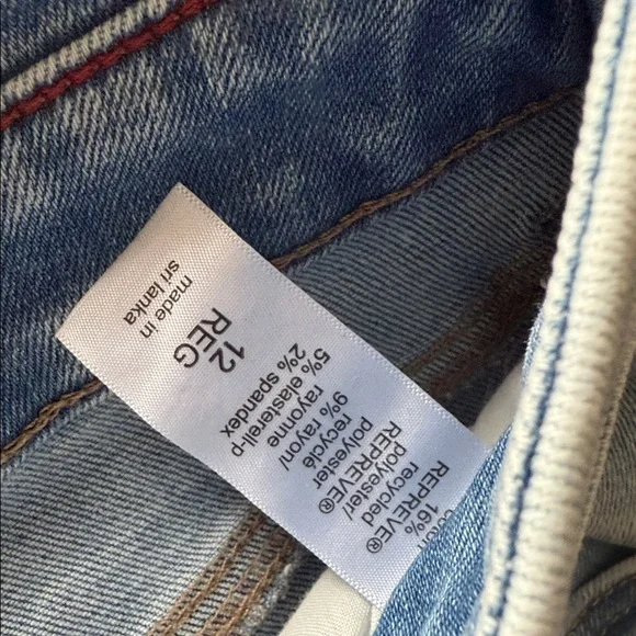 Edge Light Blue Ankle Jeans with Distressed Detail - Picture 3 of 10